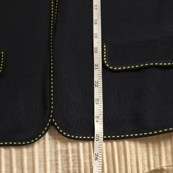 Ming Wang Green and Black Blazer Elegant Style - Picture 9 of 14